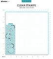 SL Clear Stamp Primula Branch Grunge Collection 45.5x140x3mm 1 PC nr.393