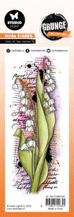 SL Clear Stamp Lily Of The Valley Grunge Collection 68x203x3mm 1 PC nr.395