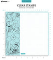 SL Clear Stamp Daffodil Flowers Grunge Collection 68x202x3mm 1 PC nr.396