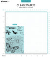 SL Clear Stamp Butterflies Grunge Collection 89x132x3mm 5 PC nr.399