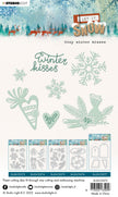SL Cutting Dies Snowy Winter Kisses Let It Snow 102x142x1mm 7 PC nr.373