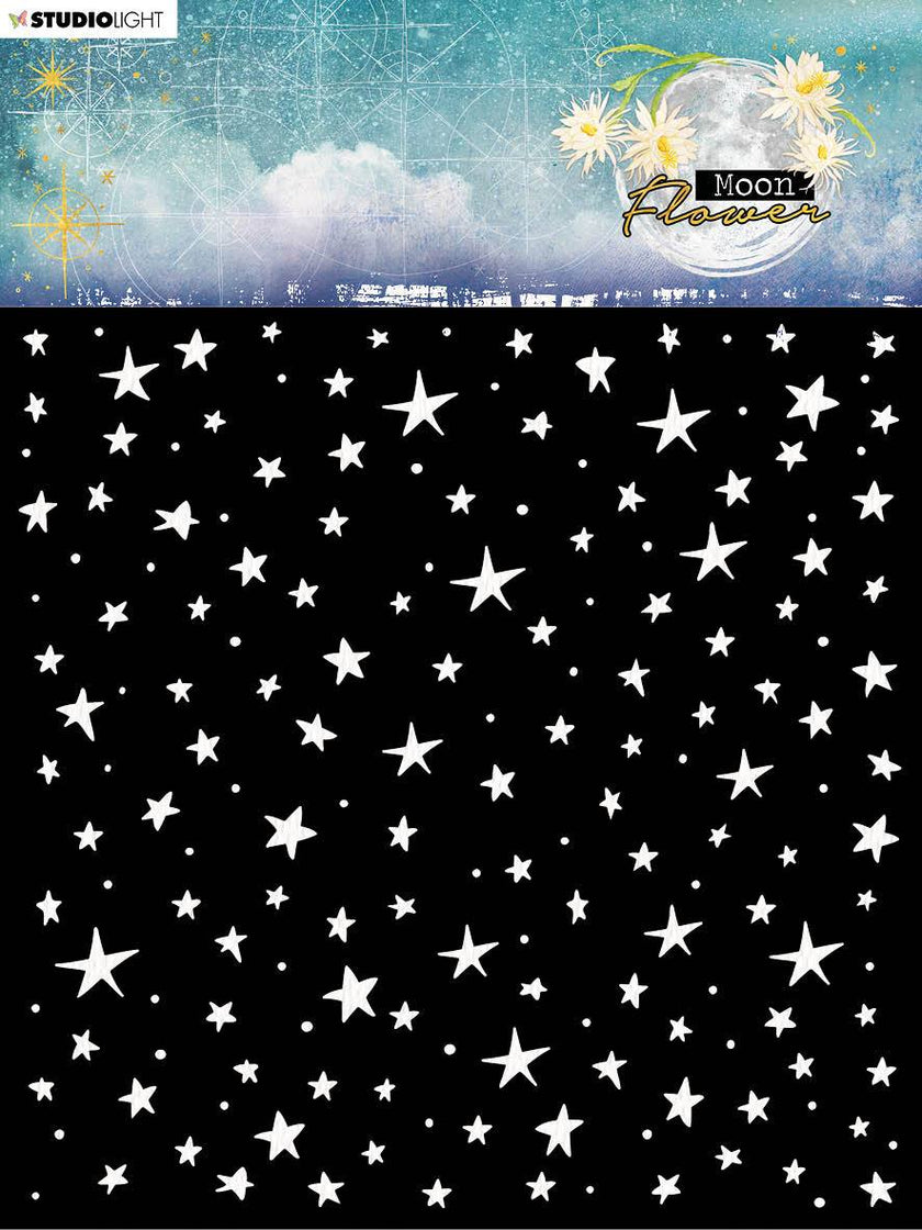 SL Mask Stars Background Moon Flower Collection 150x150x1mm 1 pc nr.73