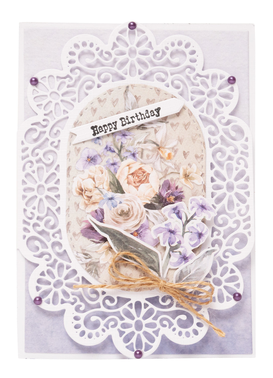 SL Cutting Dies Doily Card Shape Nature Lover 148x210x1mm 4 PC nr.773