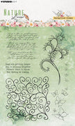 SL Clear Stamps Background Stamps Nature Lover 99x139x3mm 6 PC nr.594