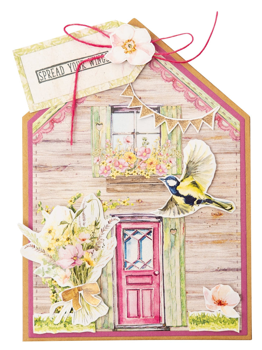 SL Cutting Die House Card Spring Meadow 5 PC