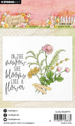 SL Clear Stamp Flower Bloom Spring Meadow 2 PC