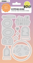 SS Cutting Die Boo! Sweet Stories 108x165x1mm 11 PC nr.399