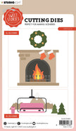 SL Cutting Die Fireplace Sweet Stories 152x98x1mm 15 PC nr.683