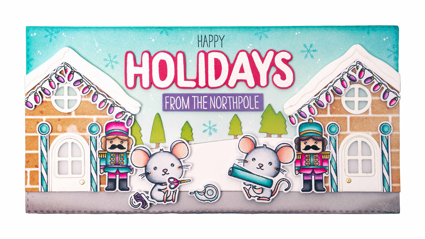SL Stamp & Cutting Die Christmas Crew Sweet Stories 152x220x3mm 26 PC nr.67