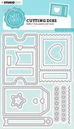 SL Cutting Die Tickets & Labels Sweet Stories 150x112x1mm 18 PC nr.685