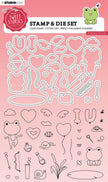 SL Stamp & Cutting Die Toadally In Love Sweet Stories 154x213x1mm 62 PC nr.52