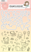 SL Stamp & Cutting Die Under The Sea Sweet Stories 154x213x1mm 24 PC nr.57