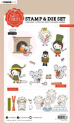 SL Stamp & Cutting Die Christmas Crew Sweet Stories 152x220x3mm 26 PC nr.67