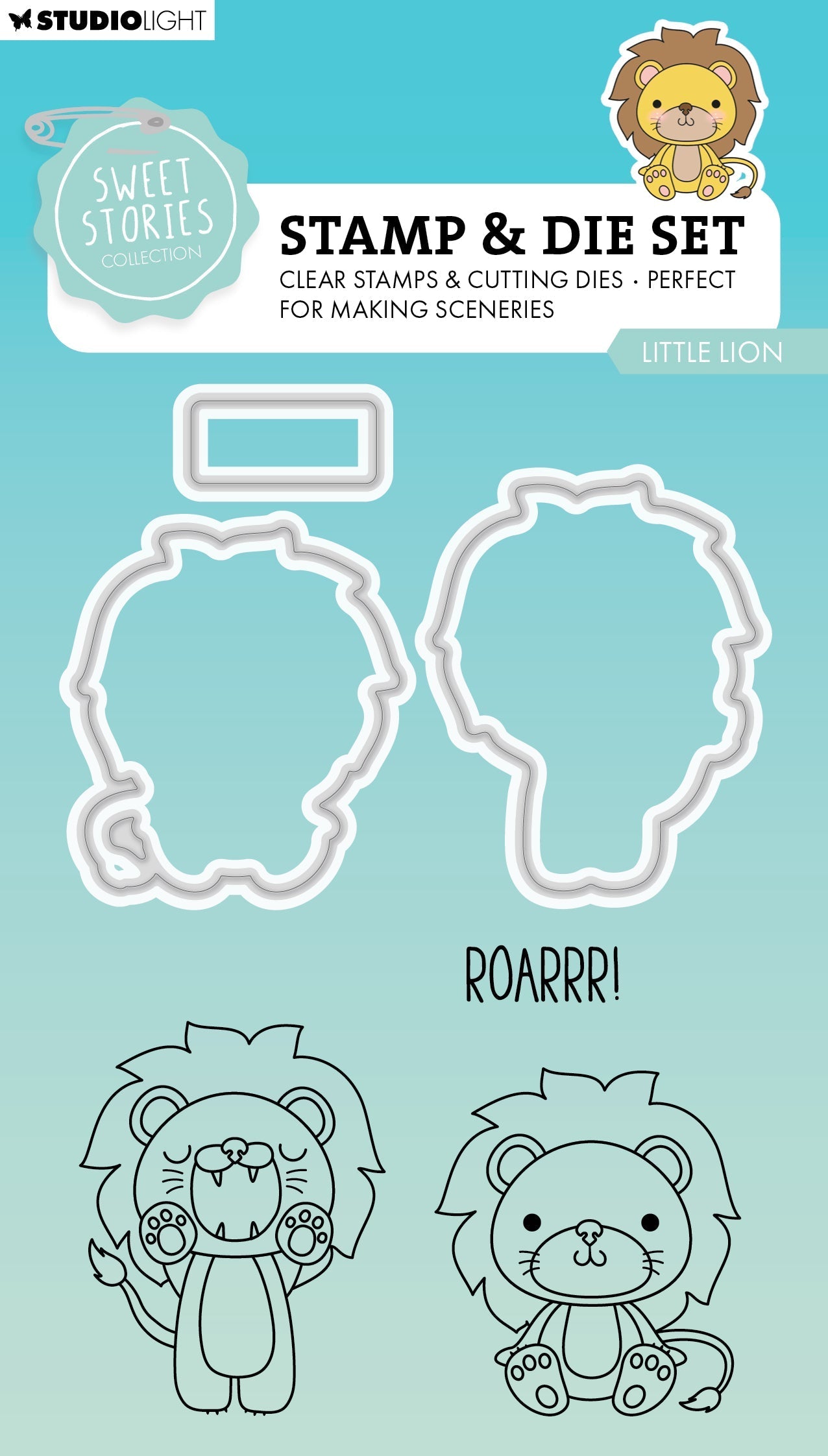 SL Stamp & Die Little Lion Sweet Stories 6 PC