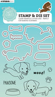 SL Stamp & Cutting Die Dachshund Sweet Stories 16 PC