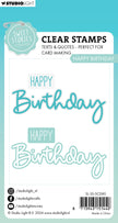 SL Stamp & Cutting Die Happy Birthday Sweet Stories 4 PC