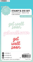 SL Stamp & Cutting Die Get Well Soon Sweet Stories 2 PC