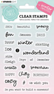 SS Clear Stamp Quotes Small Winter Season Sweet Stories 105x148x3mm 1 PC nr.163