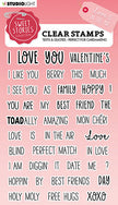 SL Clear Stamp Quotes Small Love Is In The Air Sweet Stories 148x105x3mm 41 PC nr.329