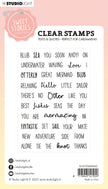 SL Clear Stamp Quotes Small Fintastic Sweet Stories 148x105x3mm 46 PC nr.442