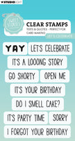 SL Clear Stamp Let's Celebrate Sweet Stories 10 PC