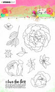 Clear Stamp Say it with Flowers 105x148mm nr.527