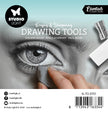 SL Drawing Tools Kneaded & Vinyl Eraser, Sharpener Essentials 3 Pieces
