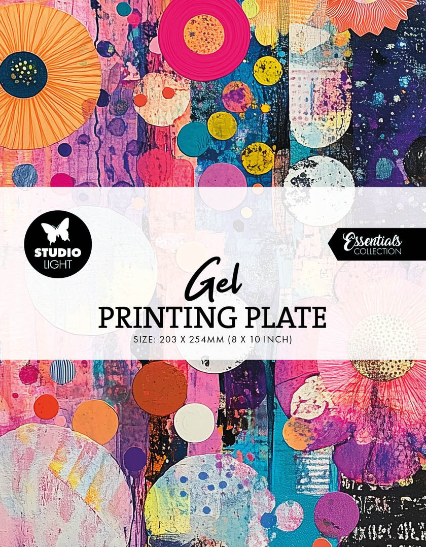 SL Gel Printing Plate 8x10 inch Tools 176x226x10mm 1 Piece