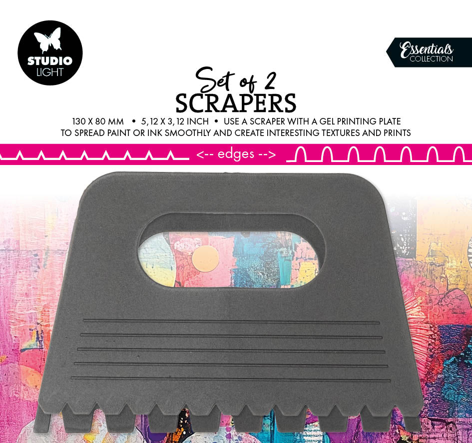 SL Scrapers Set of 2 Tools 160x150x4mm 2 Pieces