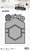 SL Cutting Dies Card Shape Industrial Vintage Treasures 140x203x1mm 12 PC nr.265