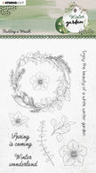 SL Clear Stamp Building A Wreath Winter Garden 105x148x3mm 1 PC nr. 159