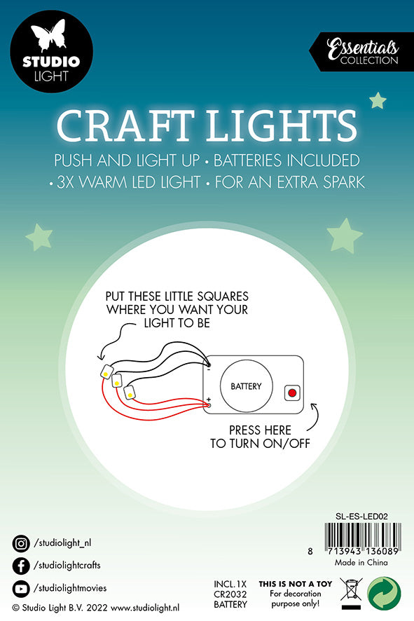 SL Craft Lights Batteries Included Essential Tools 150x100x10mm 3 PC nr.02
