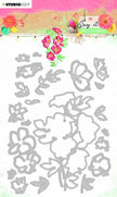 Cutting & Embossing Die Say it with Flowers 105x143mm nr.403