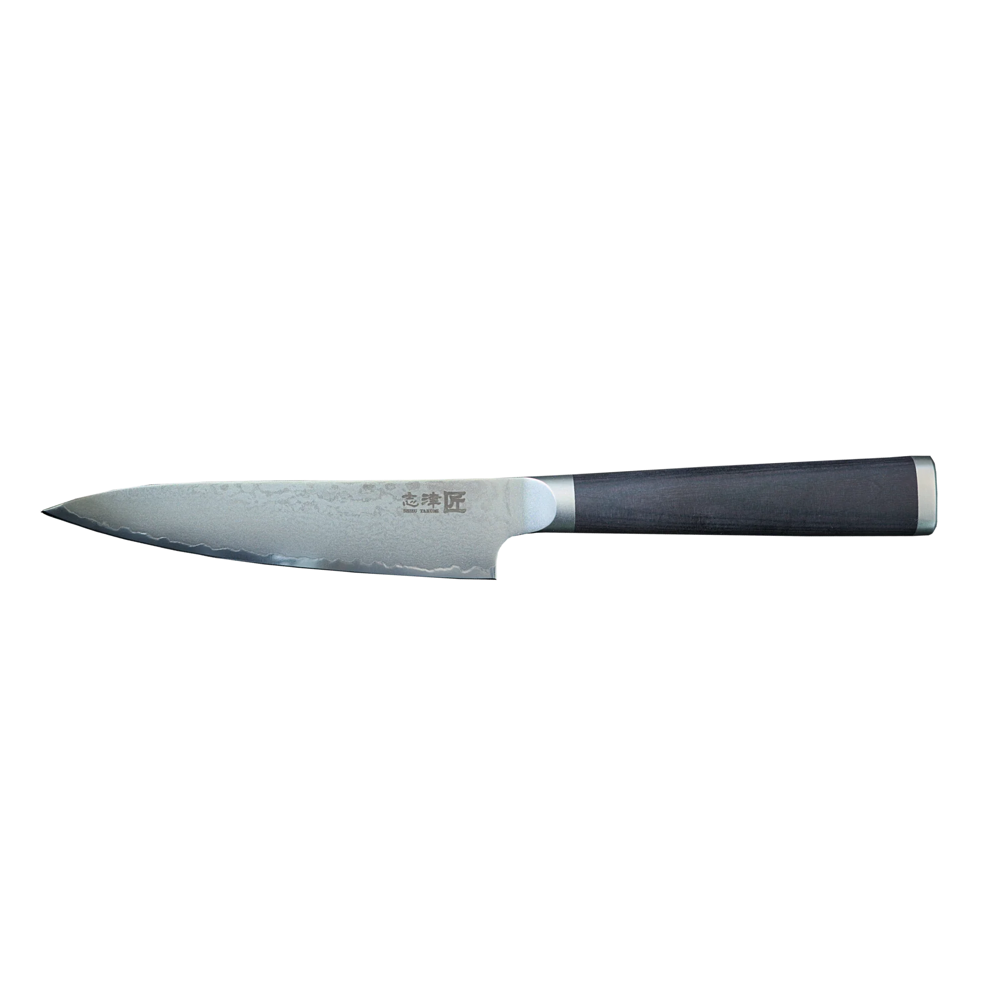 Couteau d'office Miyako SUS 130 mm - Lame en acier damassé à 33 couches – Fabriqué au Japon