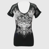 Women's Skull & Wings Tank Top with Rhinestones