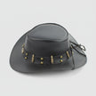 Shapeable Cowboy Hat with 12 Gauge Bullet Slice & Embellishments