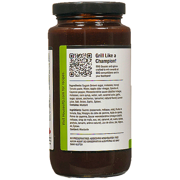House Of Q Sugar and Spice BBQ Sauce - 375 ml