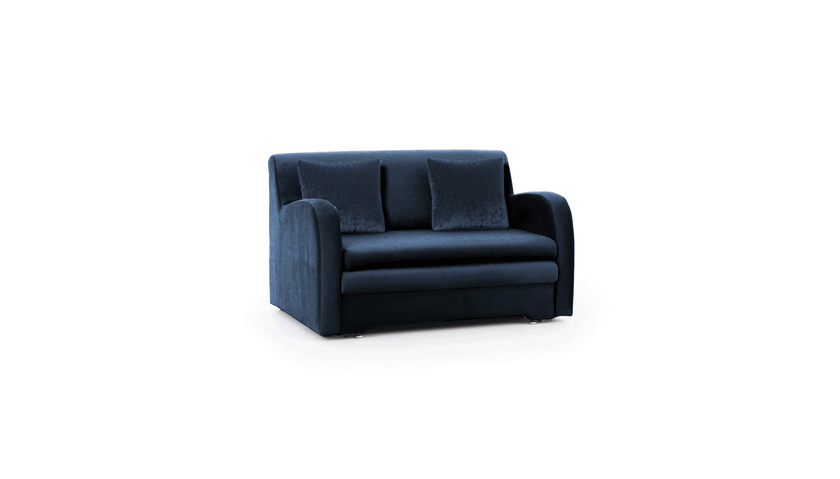 Ario Condo Style 2 Seater Storage Sleeper Sofa - Blue
