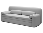 Elioss 3 Seater Storage Sleeper Sofa - Light Grey
