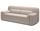 Elioss 3 Seater Storage Sleeper Sofa - Beige