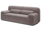 Elioss 3 Seater Storage Sleeper Sofa - Fudge Brown
