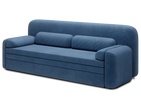 Elioss 3 Seater Storage Sleeper Sofa - Blue