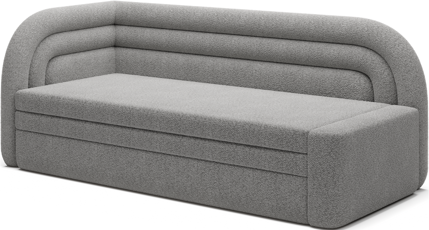 Fabillo Storage Sleeper Sofa - Light Grey