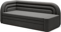 Fabillo Storage Sleeper Sofa - Dark Grey
