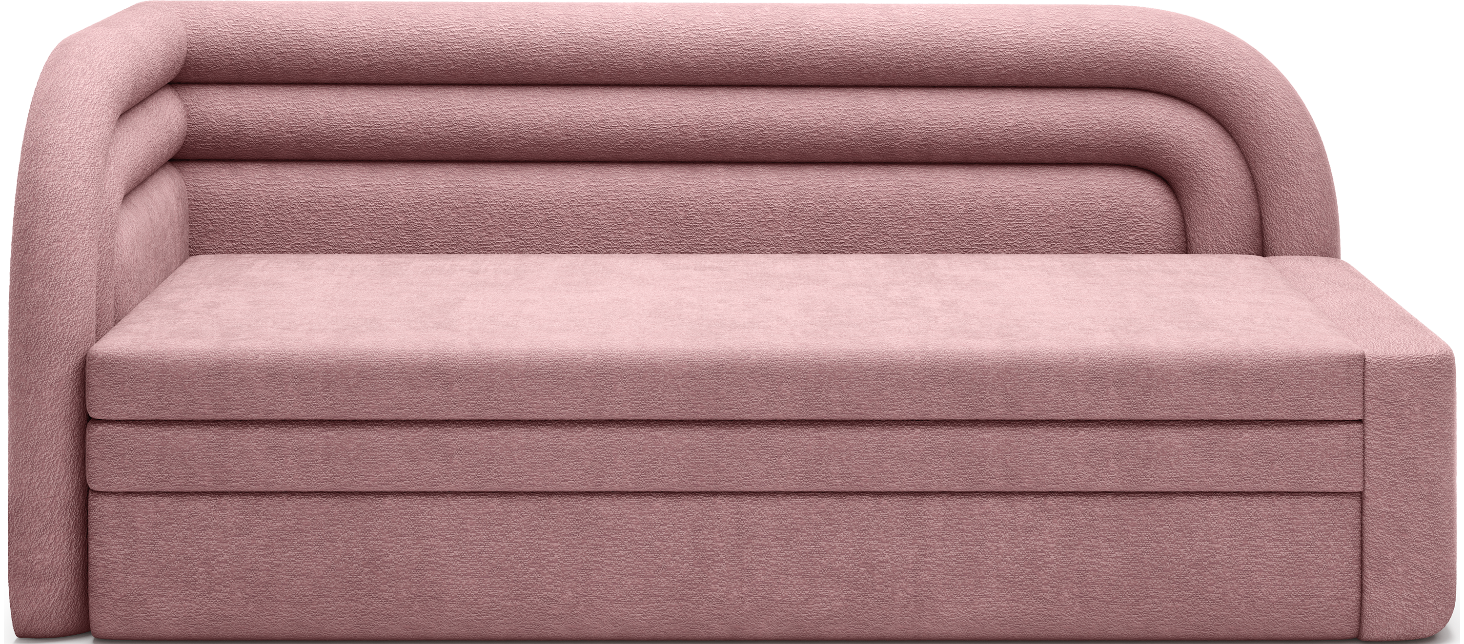 Fabillo Storage Sleeper Sofa - Blush