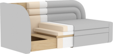 Fabillo Storage Sleeper Sofa - Moss Green