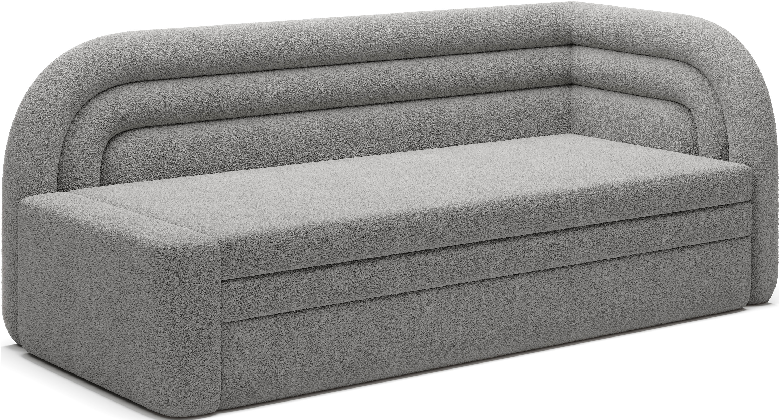 Fabillo Storage Sleeper Sofa - Light Grey