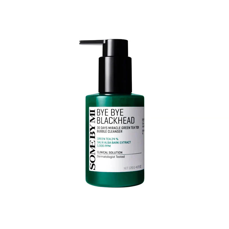 SOME BY MI Bye Bye Blackhead 30 Days Miracle Green Tea Tox Bubble Cleanser 120g