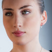 SONNE Or Blanc (Couleur Argentée) : Boucles d'oreilles à l'ancienne avec breloques étoiles texturées