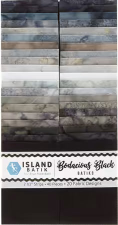 island Batik - Basics Bodacious Blacks - 2.5